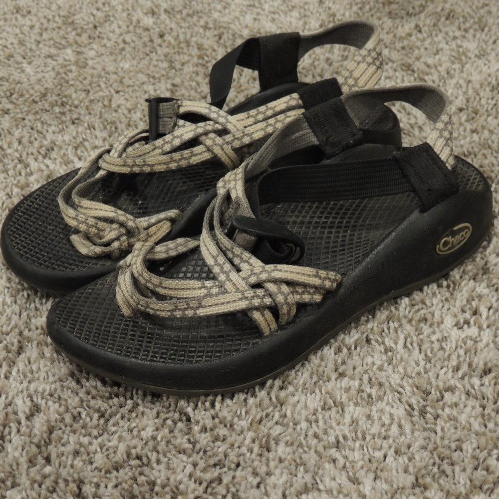 Chaco Sandals Womens Size 6 Black Beige